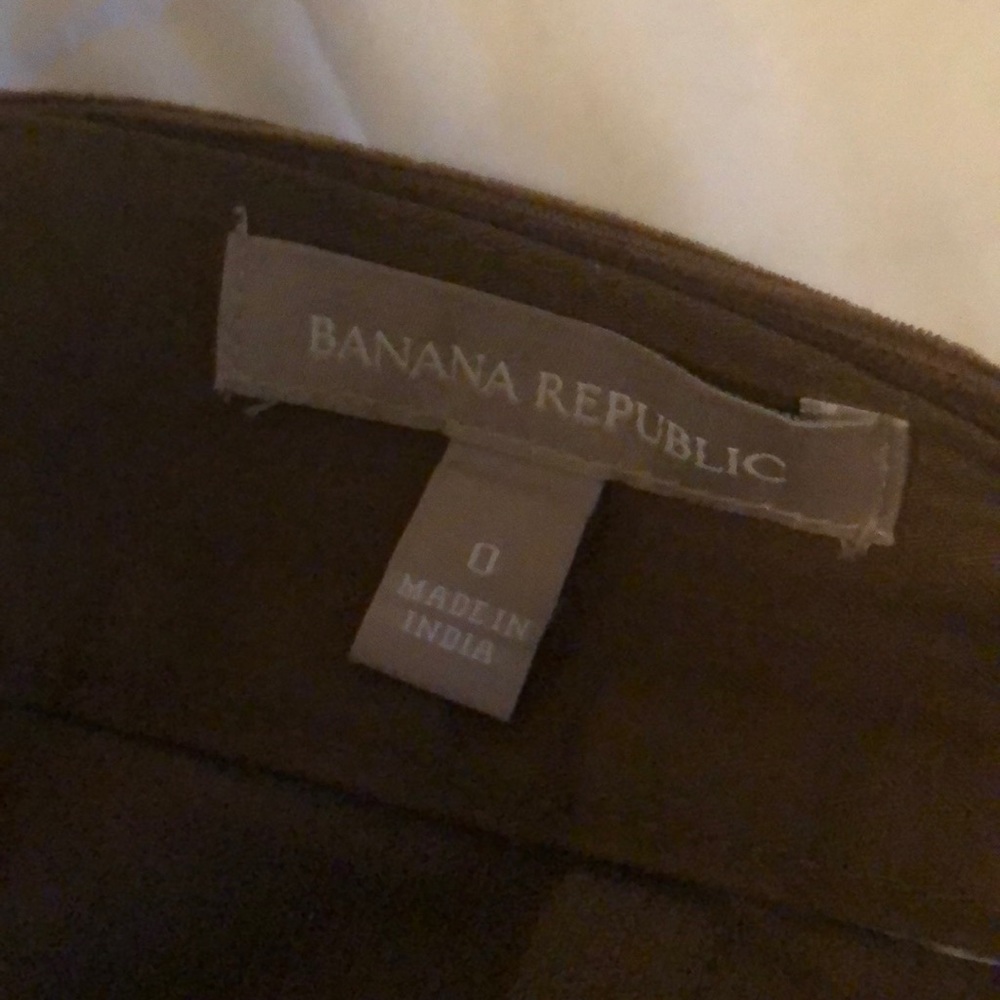 Banana republic brown suede skirt - Picture 3 of 3